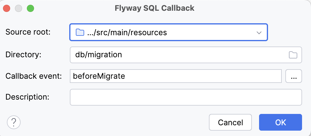 Flyway SQL 回调 Flyway SQL 回调