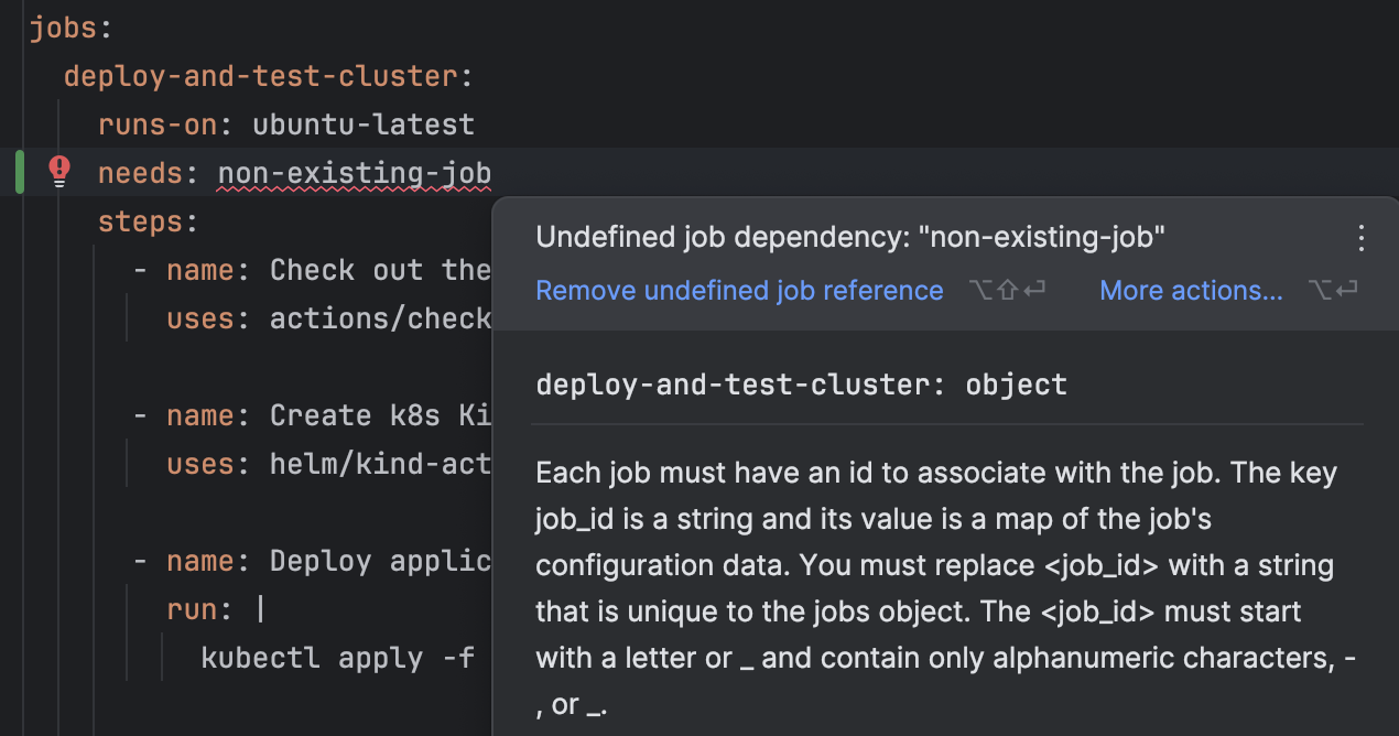 GitHub Actions | GoLand Documentation