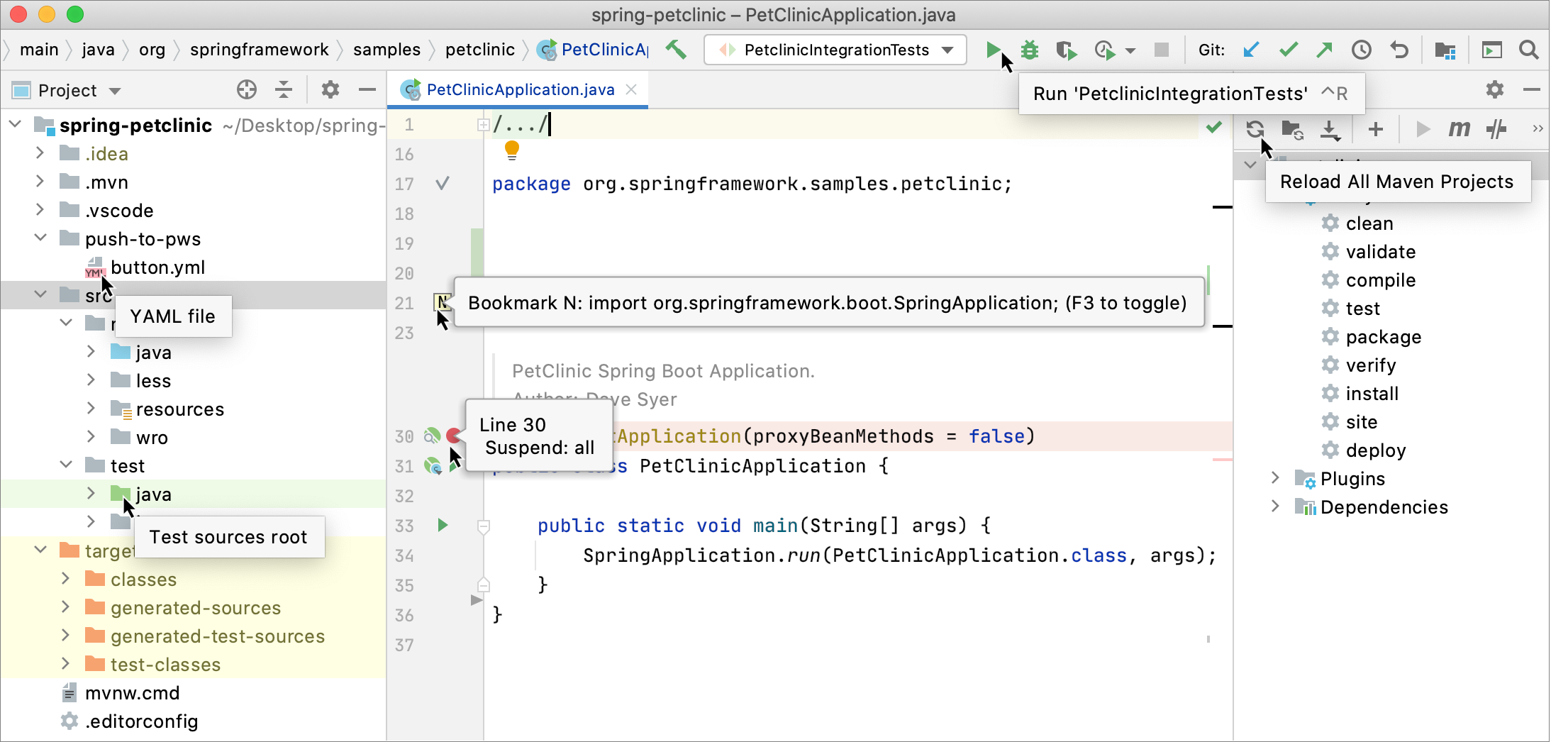 Tooltips in the IDE Tooltips in the IDE