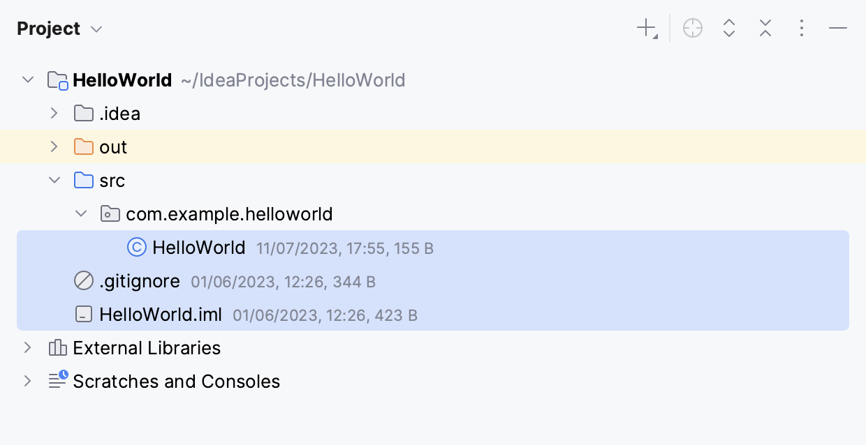在树视图中描述选项的打开和关闭