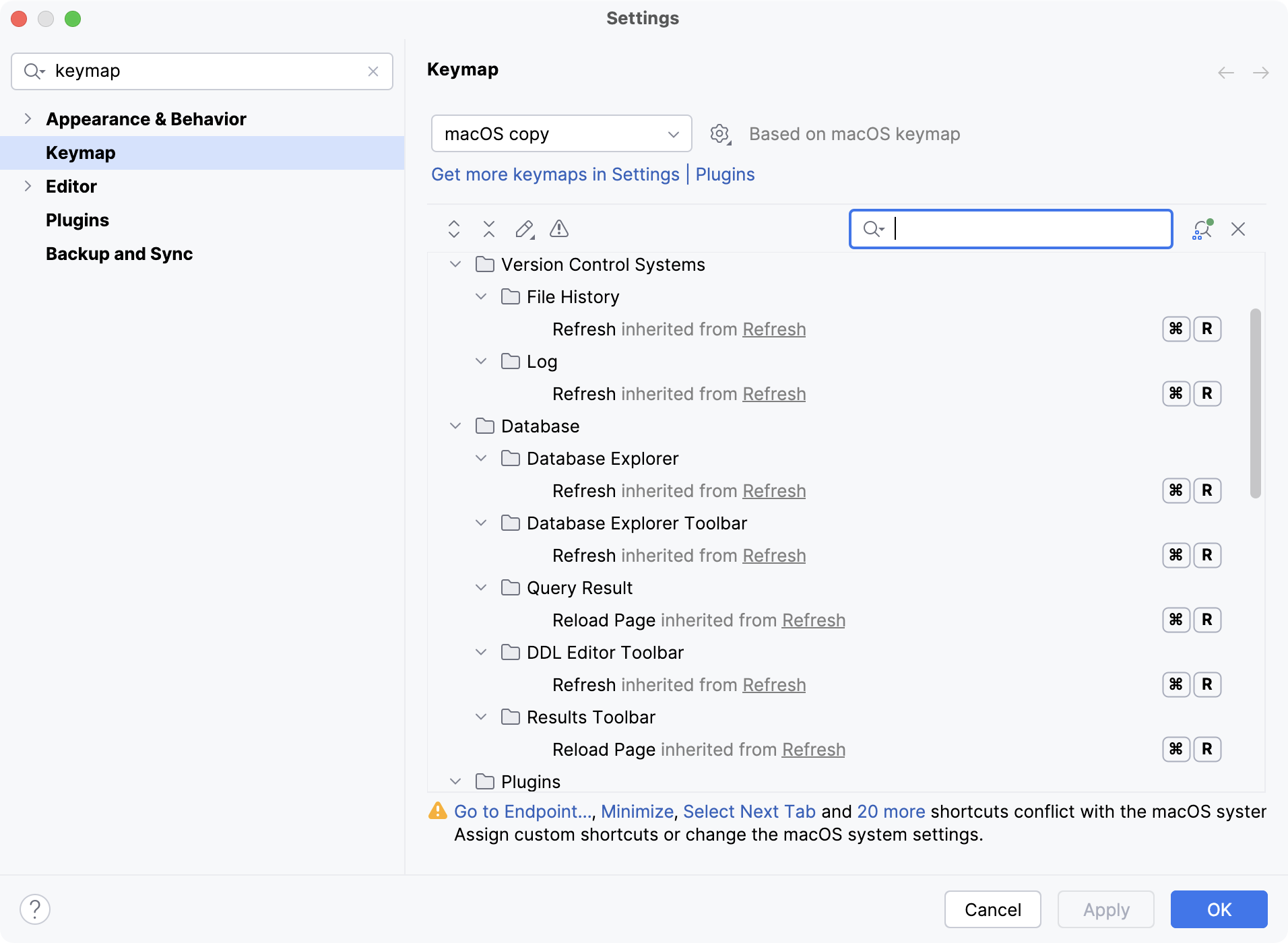 Shortcut inheritance