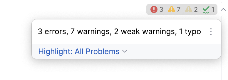 Inspection widget