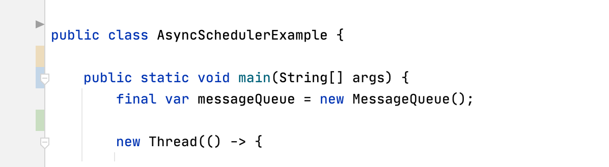 编辑器中的行状态 编辑器中的行状态