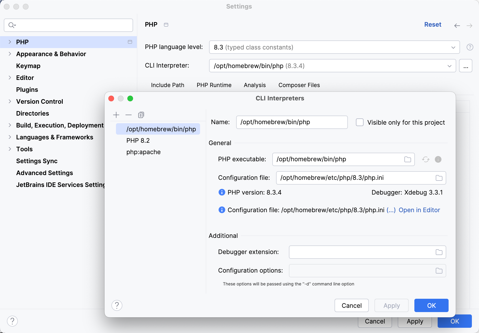 Set up a PHP Interpreter Set up a PHP Interpreter