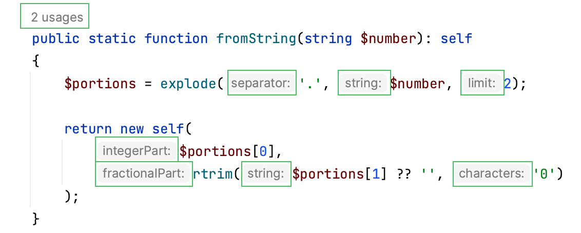 Inlay hints example Inlay hints example