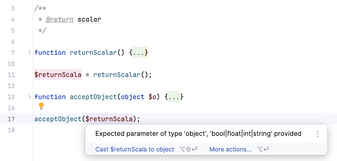 Providing a pseudotype Psalm annotation Providing a pseudotype Psalm annotation