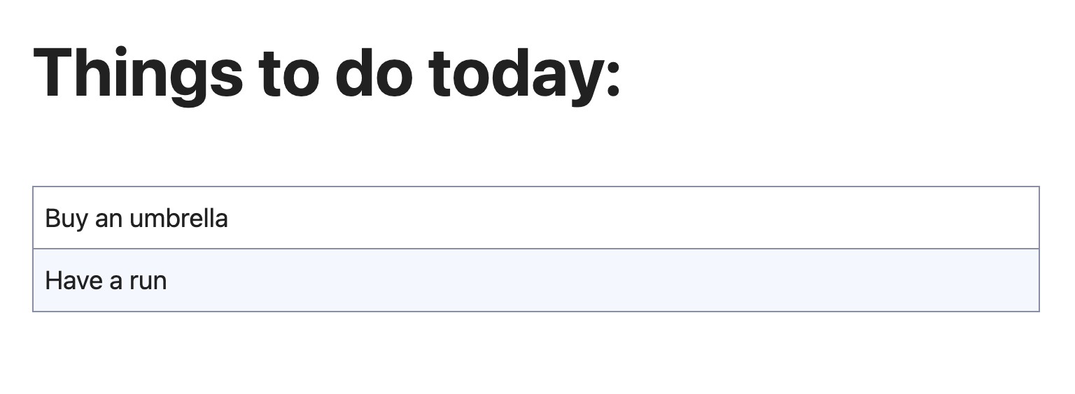 带有 CSS 的应用程序主页