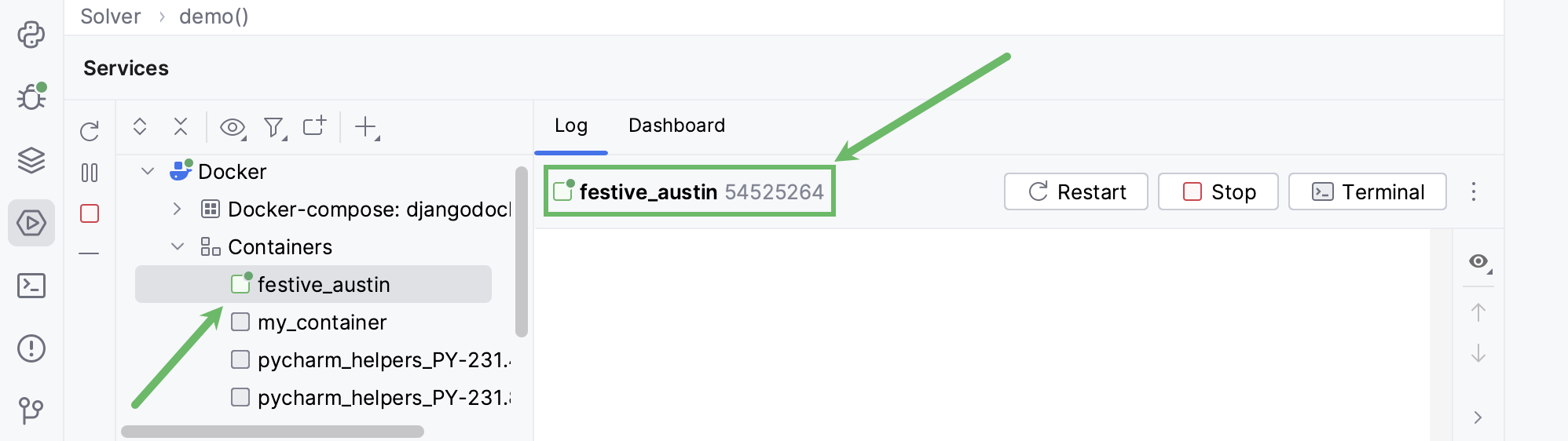 Debugging in a Docker container Debugging in a Docker container