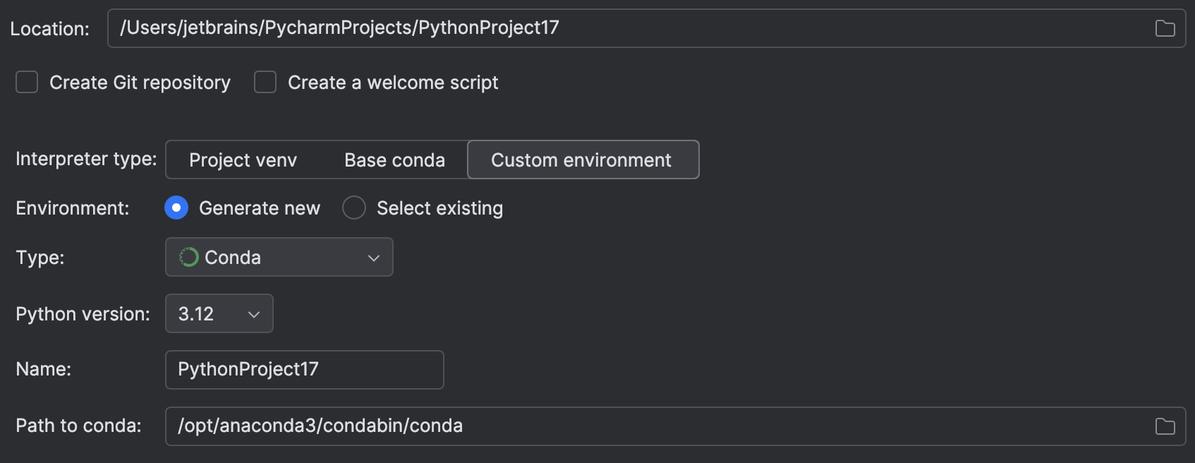 Selenium | PyCharm Documentation
