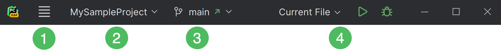 ウィンドウヘッダー Window header