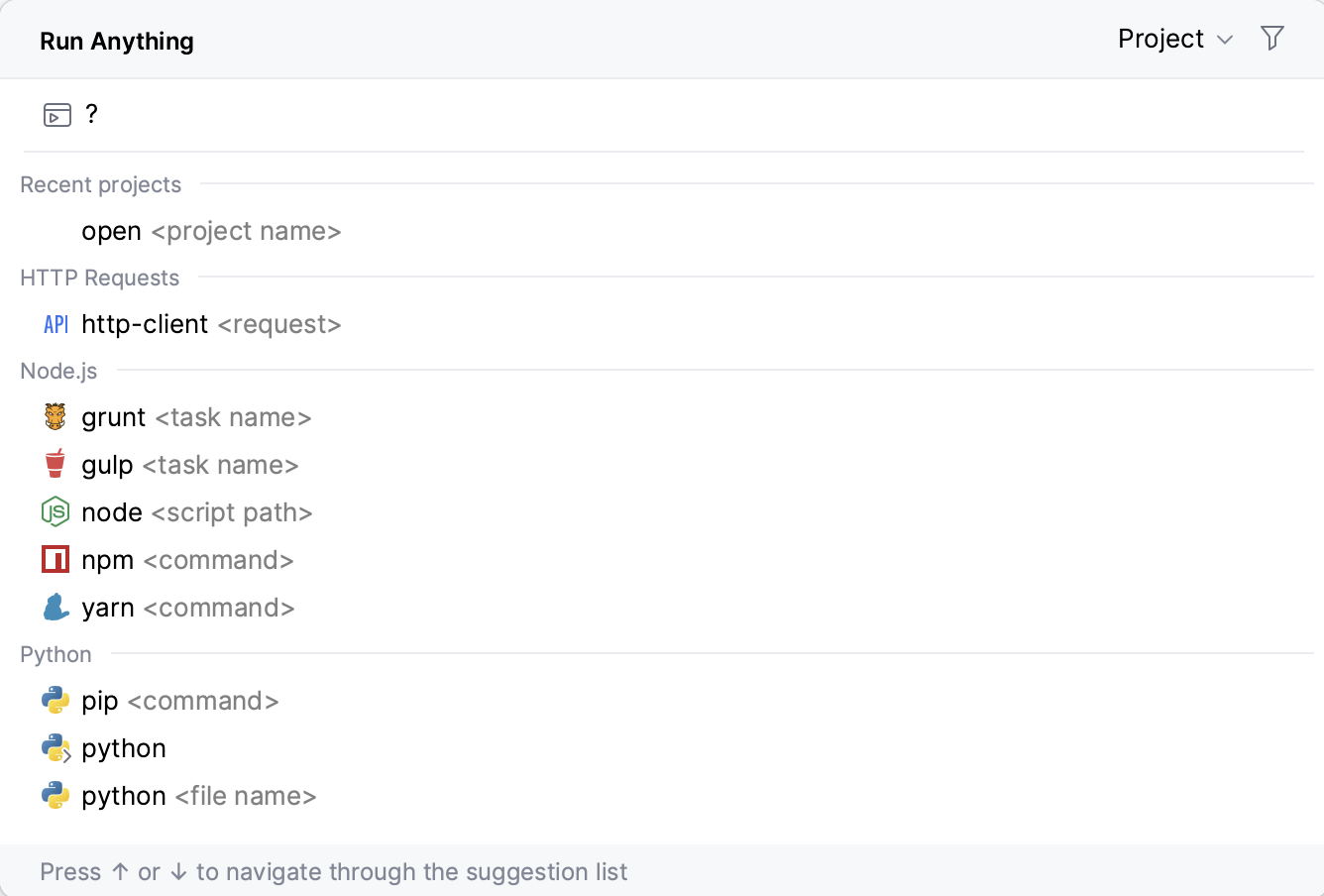 Run anything | PyCharm Documentation