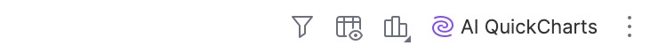Tables toolbar