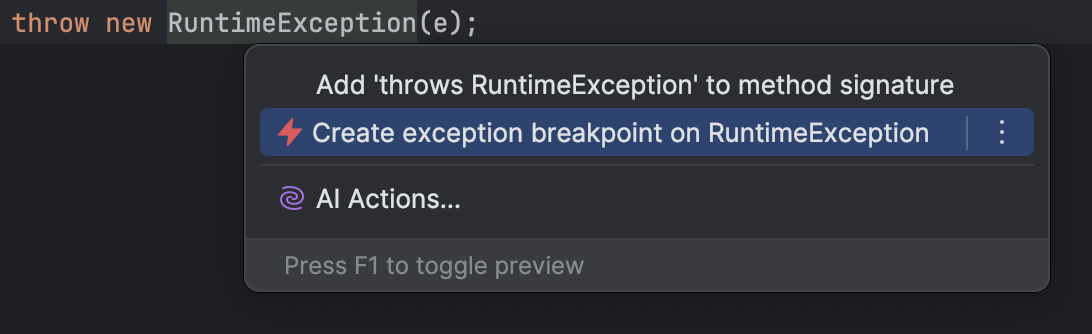 Breakpoints | IntelliJ IDEA Documentation