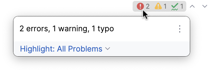 Inspection widget