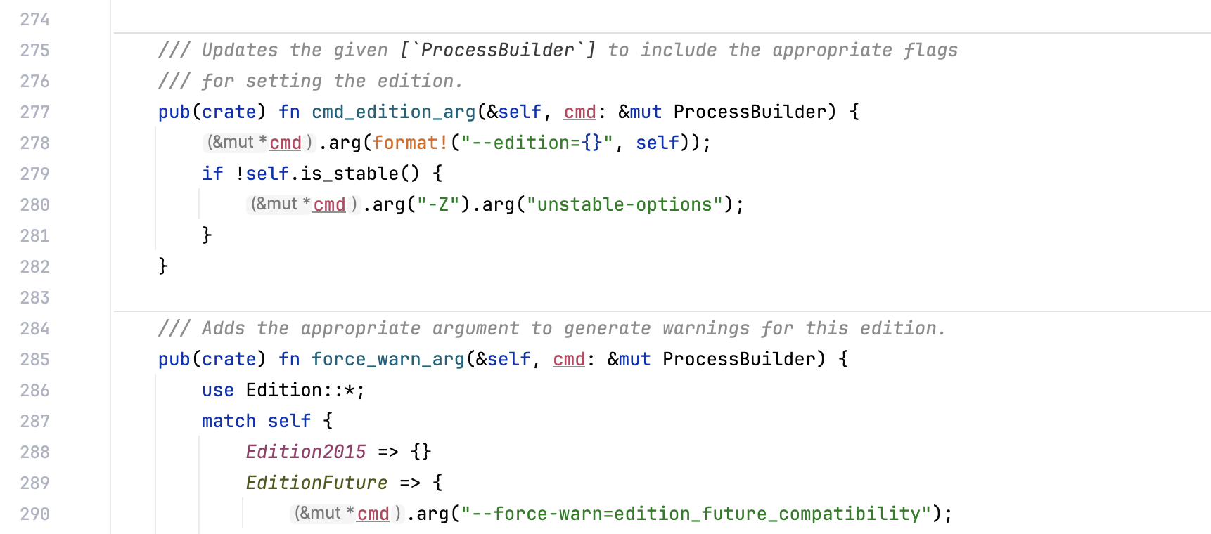 Method Separators in Editor