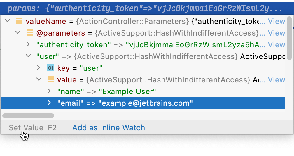 Examine suspended program | RubyMine Documentation