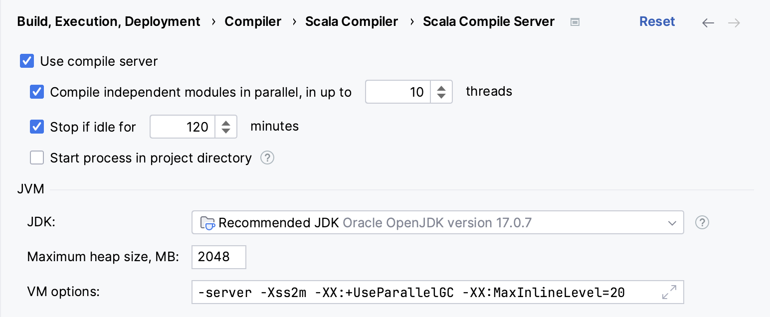 Compile and build Scala projects | IntelliJ IDEA Documentation