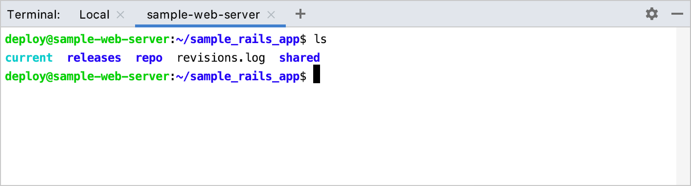 SSH terminal SSH terminal