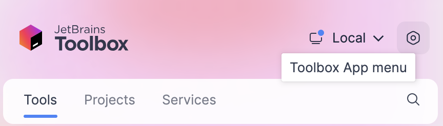 Toolbox App menu icon
