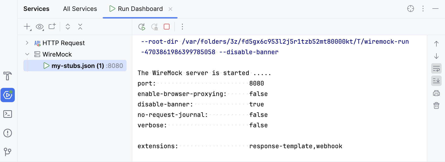 WireMock in Services WireMock in Services