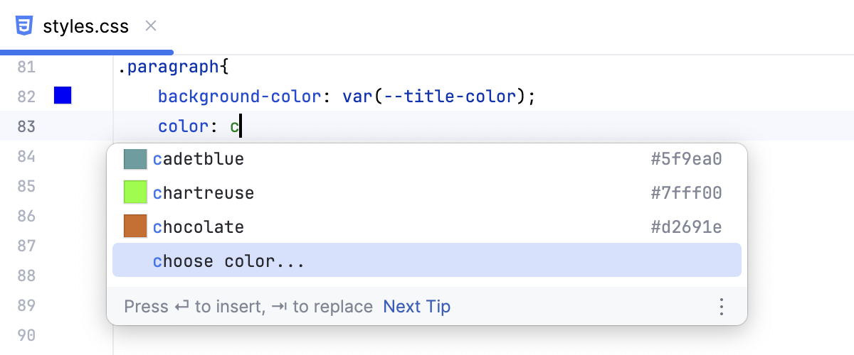 Style Sheets | IntelliJ IDEA Documentation