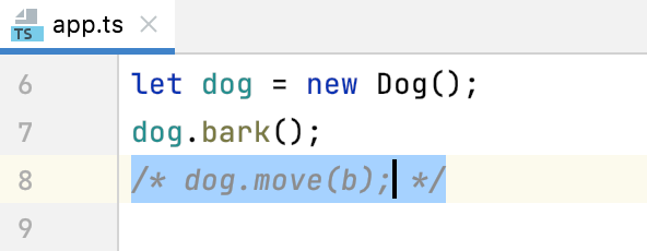 A space at block comment added A space at block comment added