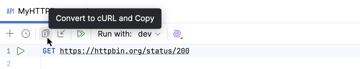 Convert HTTP request to cURL