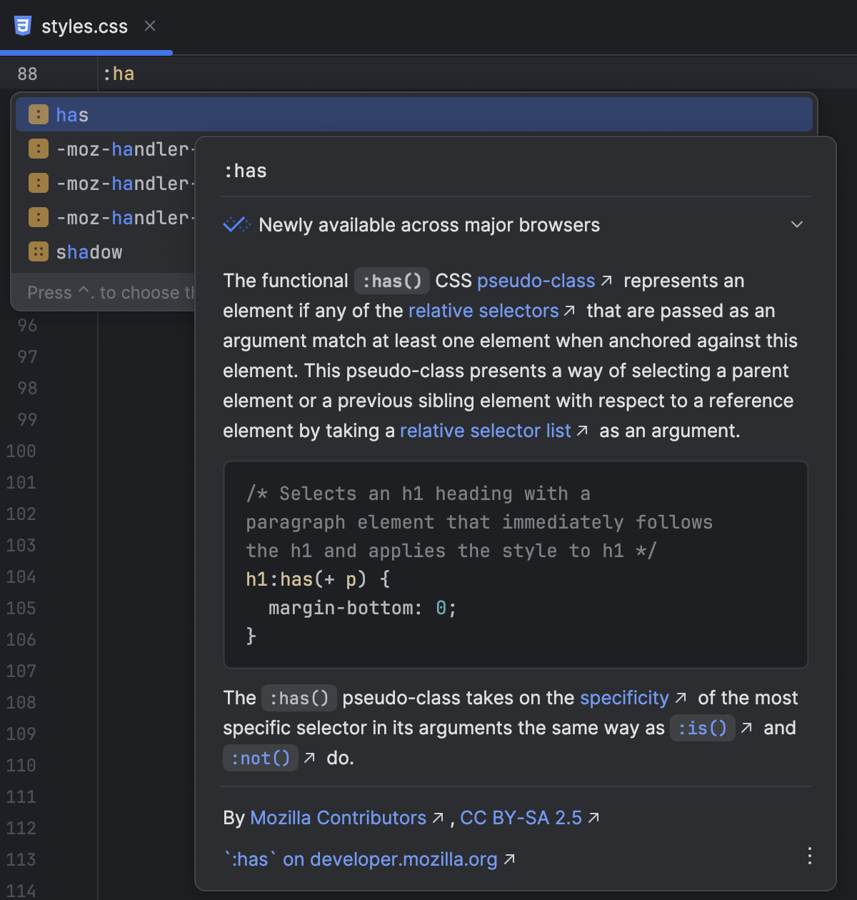 Style Sheets | PyCharm Documentation
