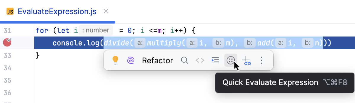 Value tooltip appears