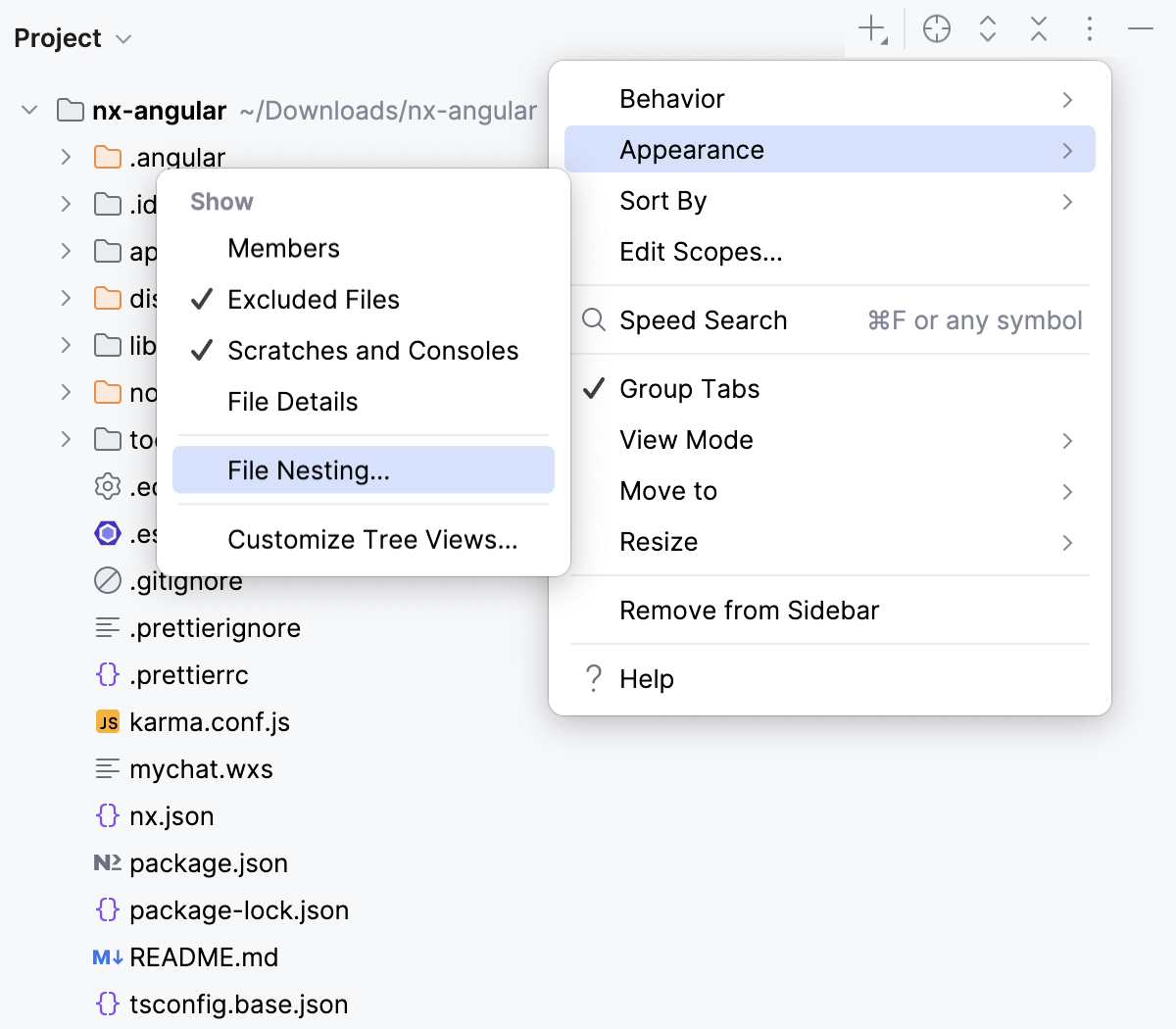 Open File Nesting dialog Open File Nesting dialog