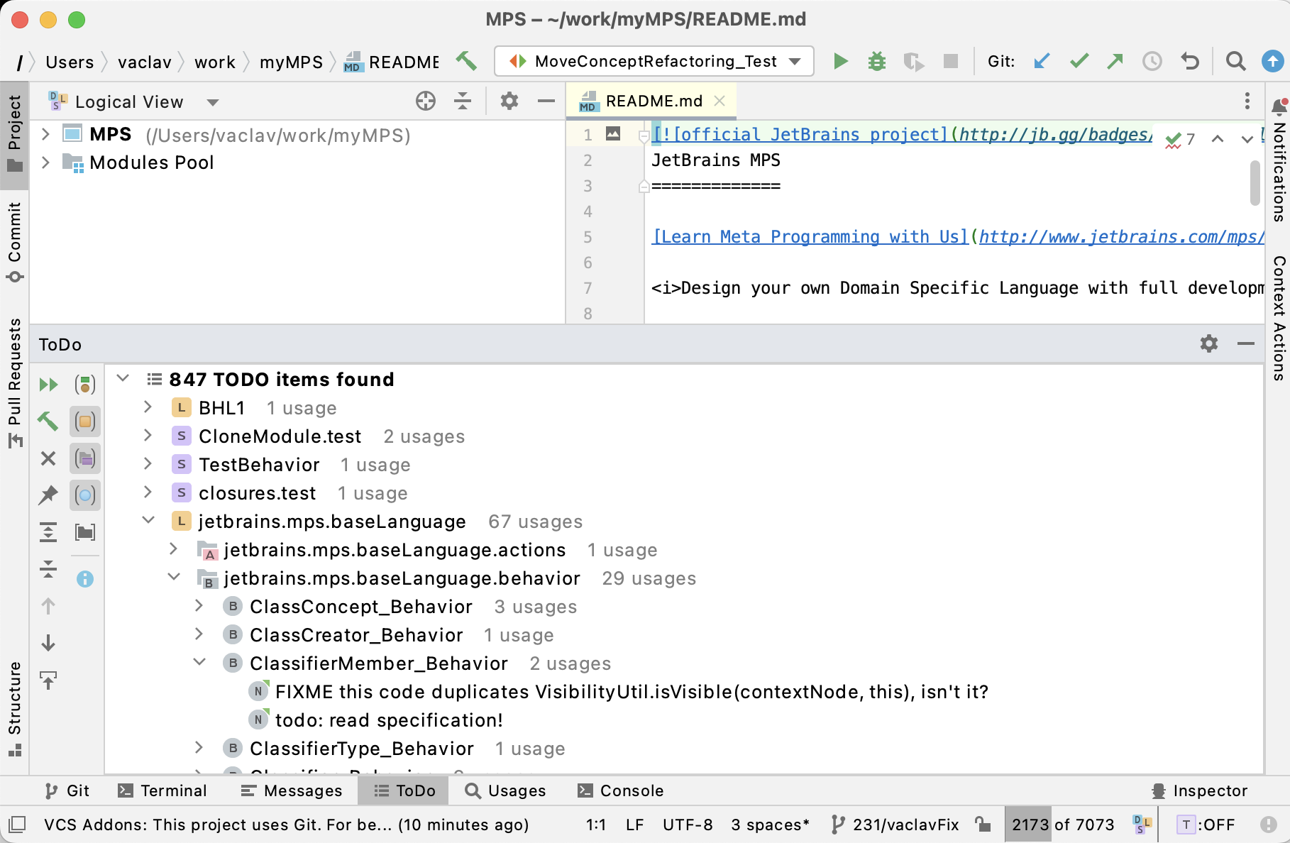 TODO tool window TODO tool window