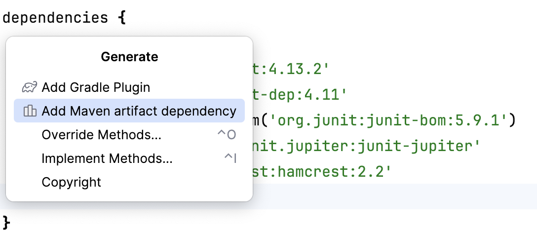 Add dependency Add dependency