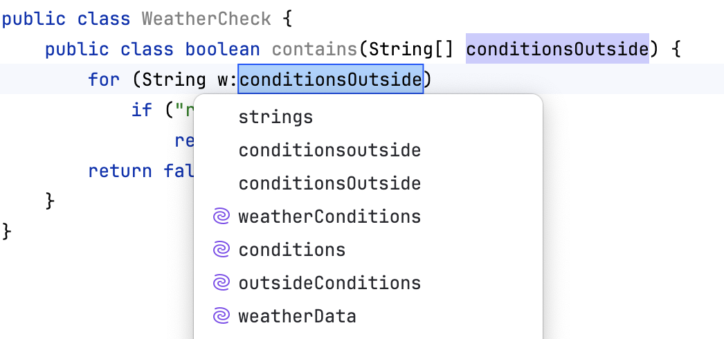 AI&nbsp;Assistant 建议新名称