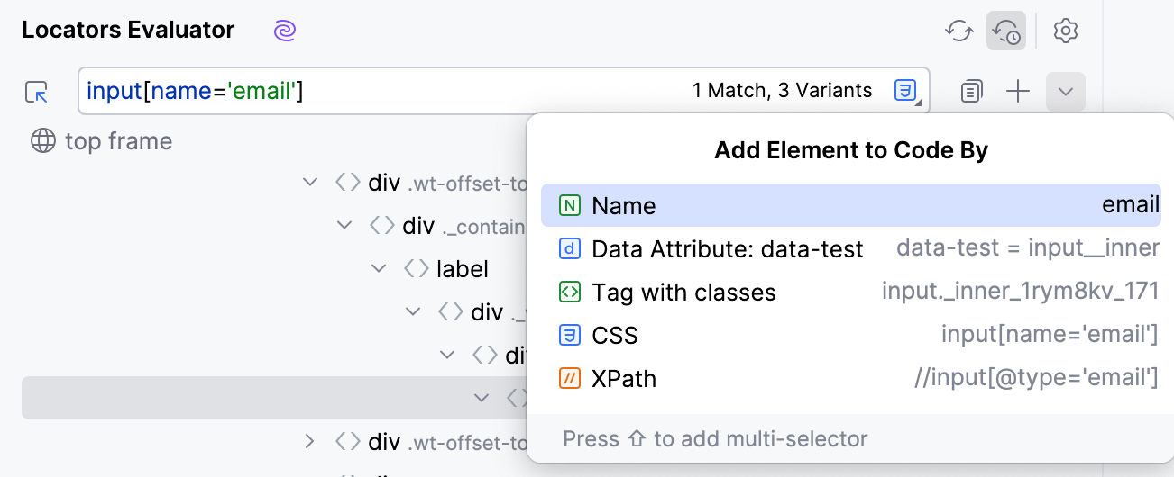 通过添加元素来编写代码 通过添加元素来编写代码