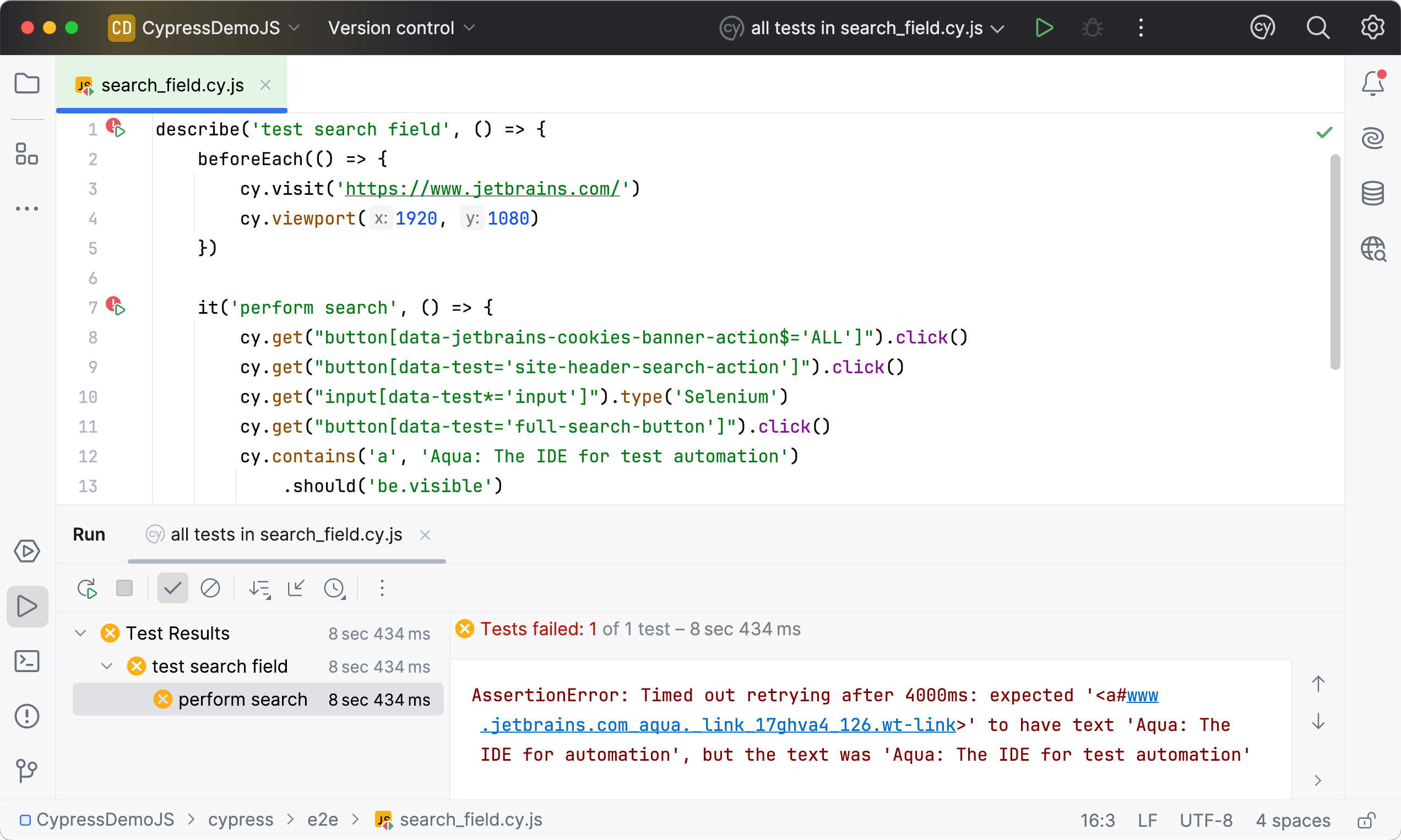 查看测试结果 查看测试结果