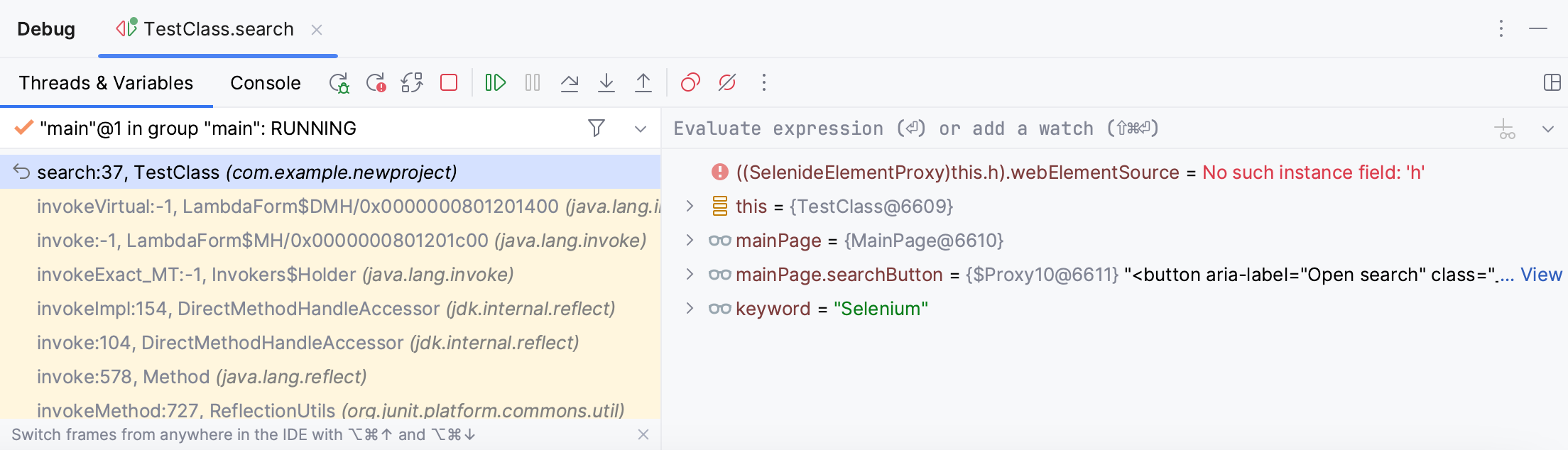 Debug tool window overview Debug tool window overview