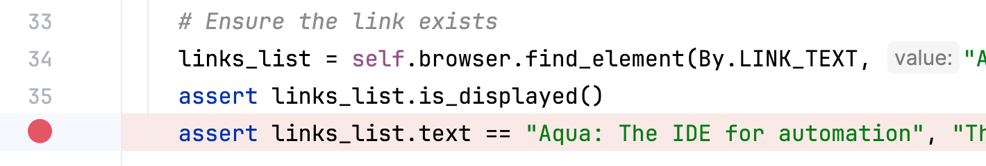 Set a breakpoint Set a breakpoint