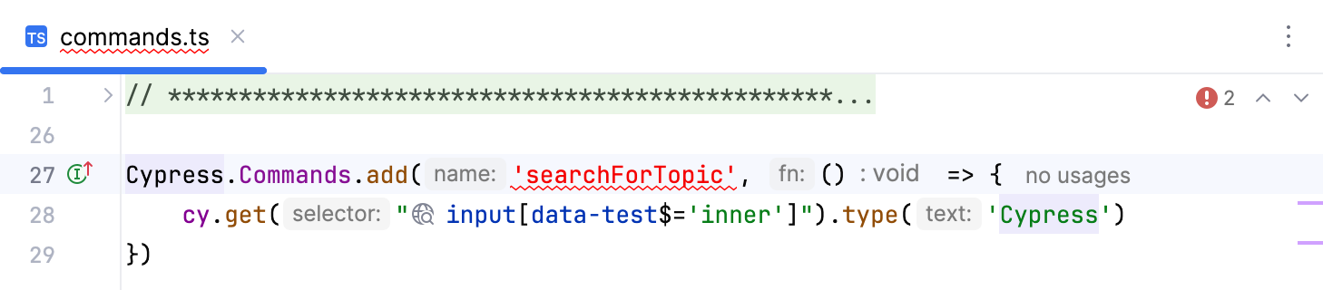 TypeScript 编写的自定义命令 TypeScript 编写的自定义命令