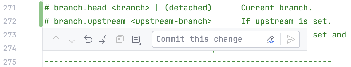 the modified line marker