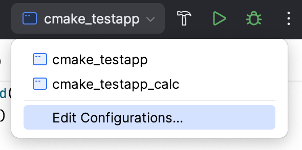 Configuration for the newly added target Configuration for the newly added target