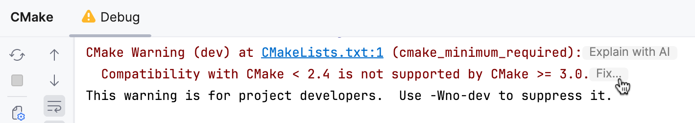 Quick fix for CMake minimal version Quick fix for CMake minimal version