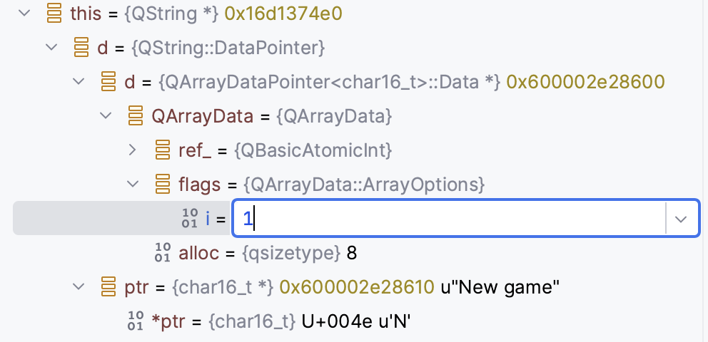 Enter new value Enter new value