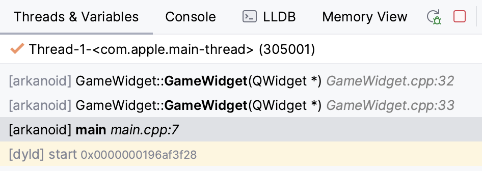 Module names Module names