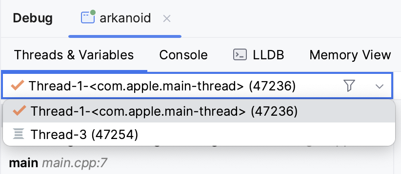 Thread switcher Thread switcher