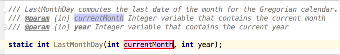 Renaming example - after Renaming example - after