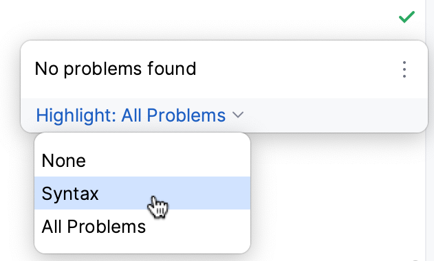 Inspection widget Inspection widget