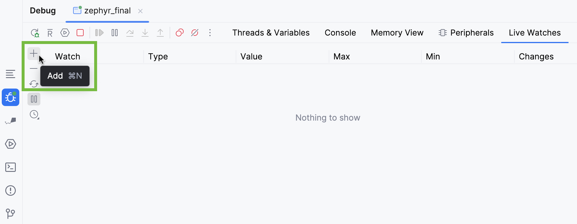add variable to watch