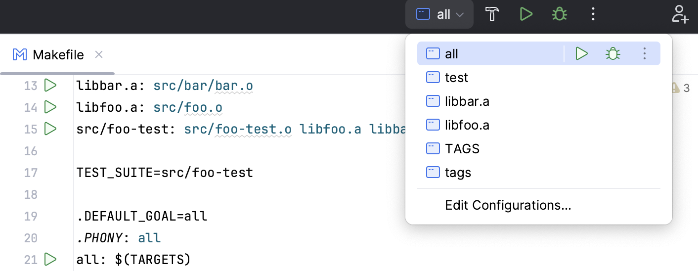 Auto-created Native Application configurations Auto-created Native Application configurations