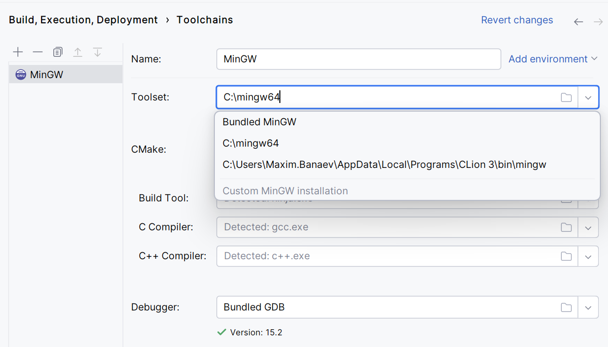 List of MinGW installations List of MinGW installations