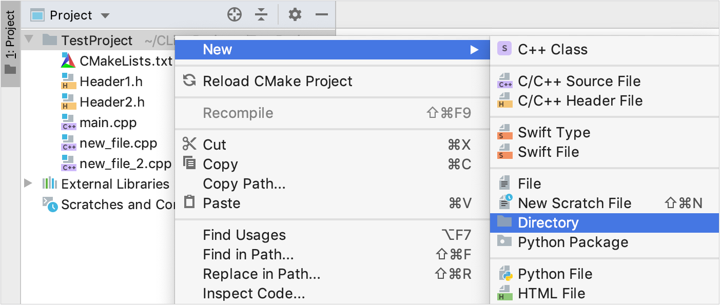 Creating a new directory Creating a new directory